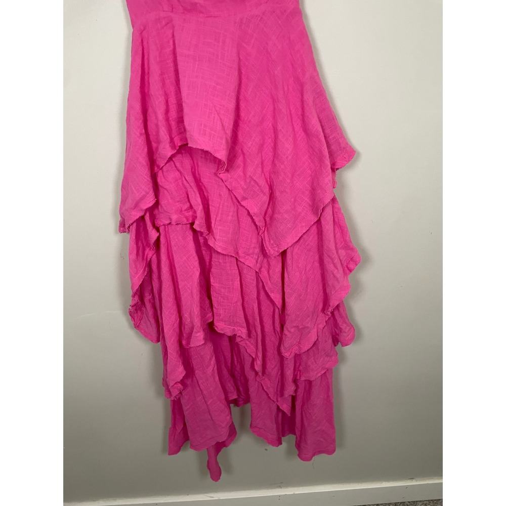 Free People Seraina Maxi Dress In Pink Size Small Bohemian Feminine European - Picture 4 of 12